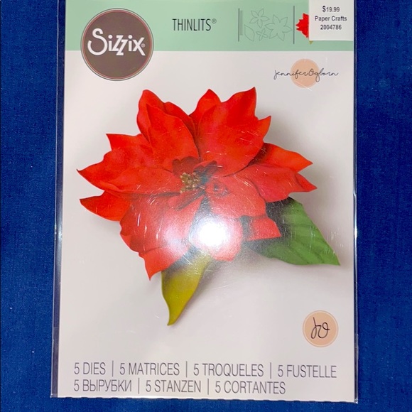 Sizzix Other - Sizzix Thinlits Die Set Elegant Poinsettia  664817